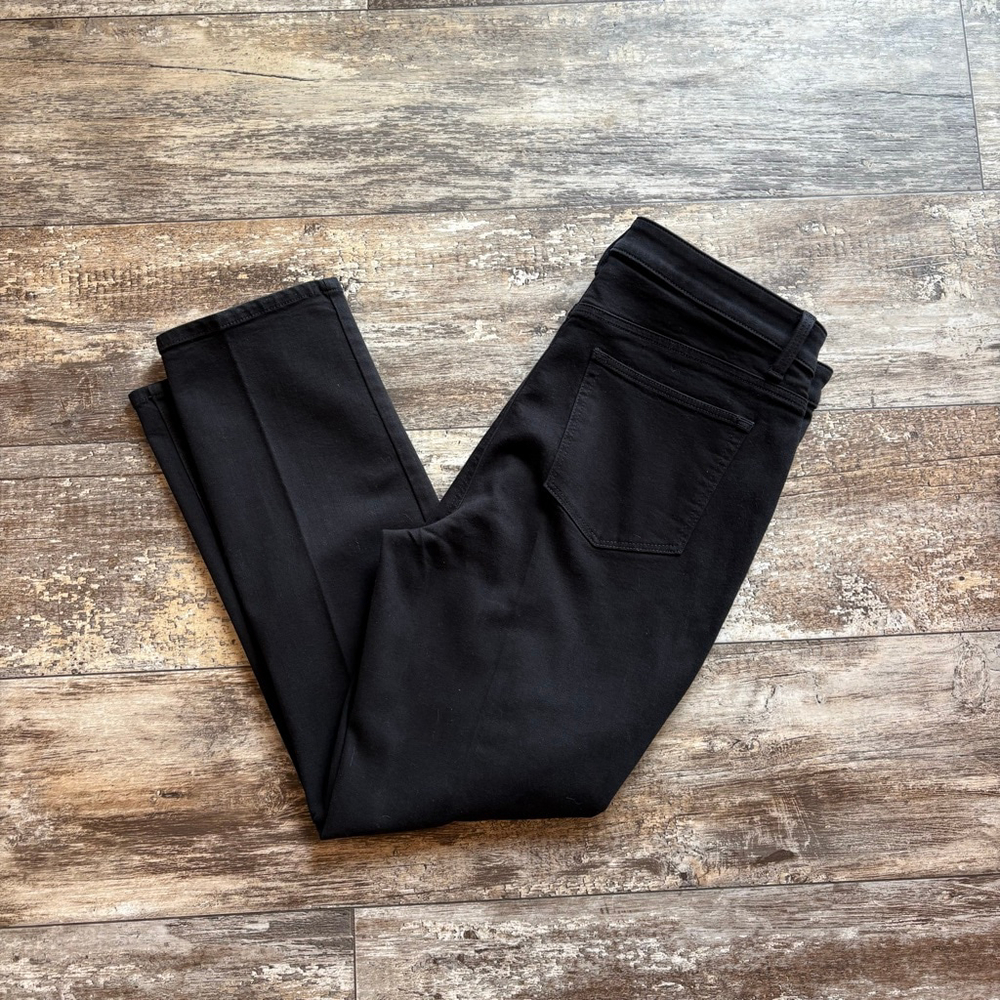 Talbots Black Straight Leg Jeans Size 14 Petite